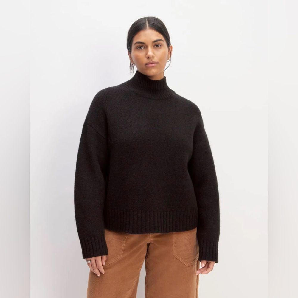 Noisy may Black Cowl Neck Sweater